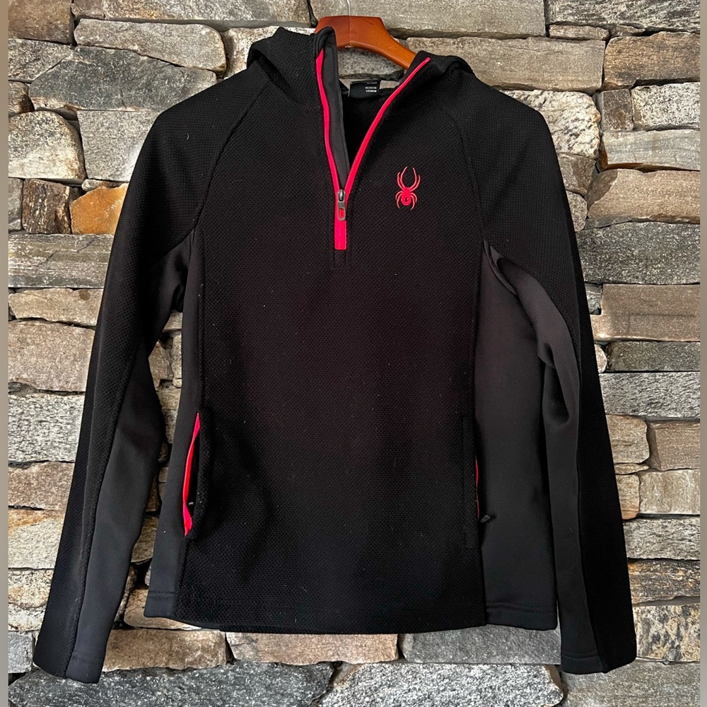 Spyder Men’s Boundless Half-Zip Pullover With Hood size S